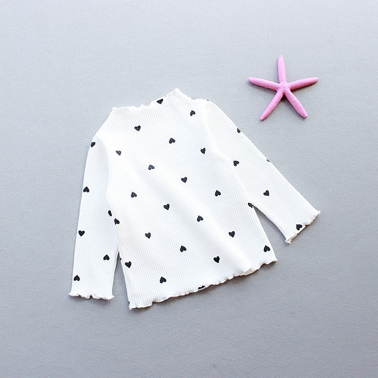 T-shirt à Manches Longues en Coton pour Fille