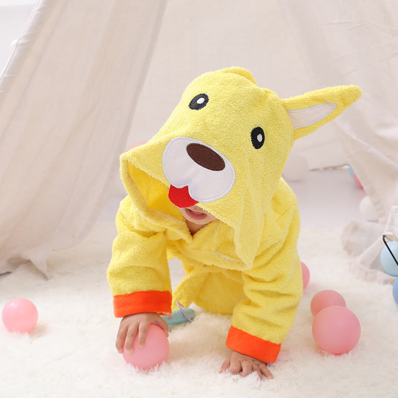 Peignoir de Bain pour Bébé avec Motifs Animaux