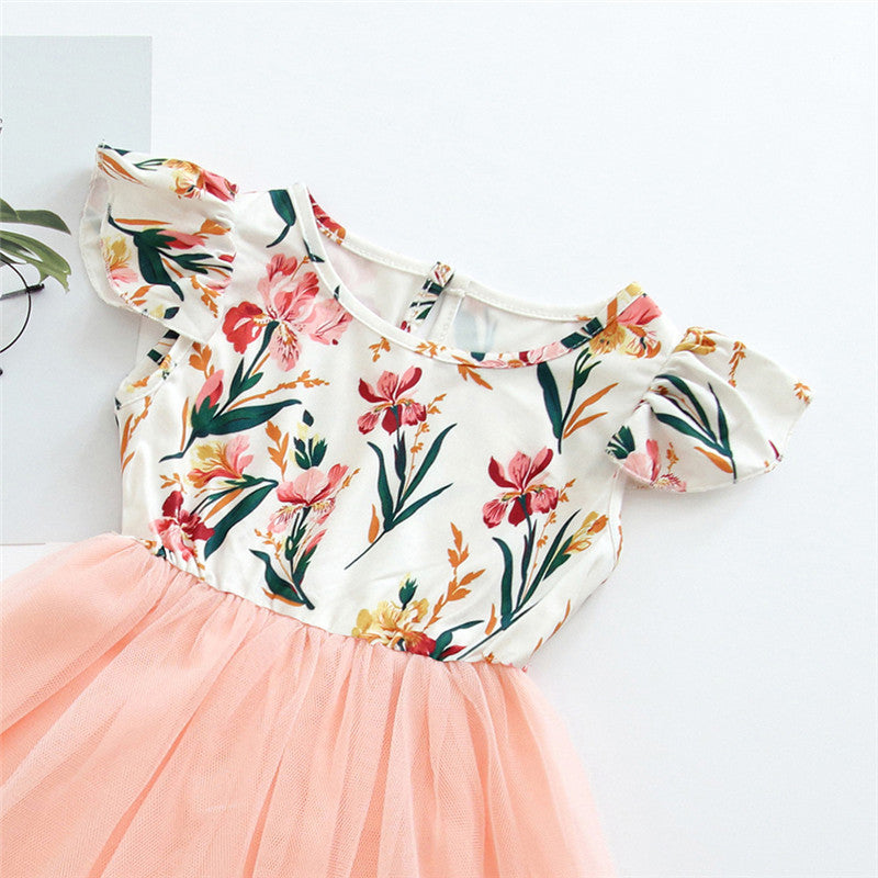 Robe Princesse Fleurie Style Européen & Américain