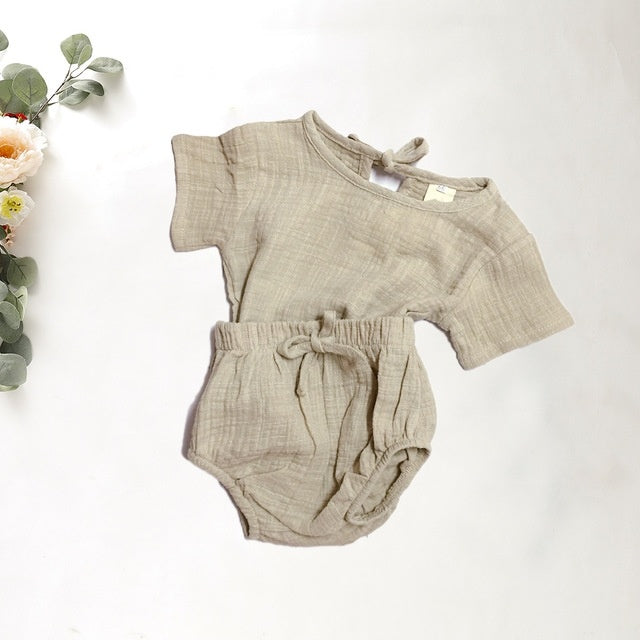 Ensemble Estival Chemise & Short pour Bébé Garçon