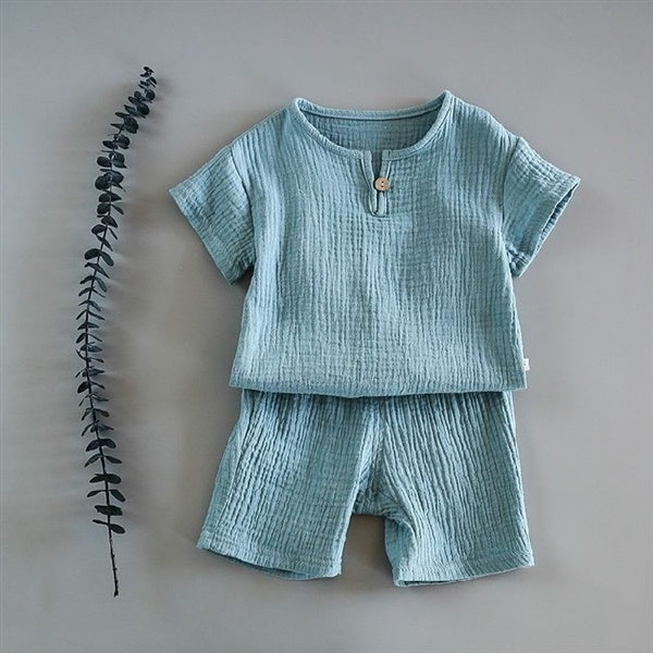 Ensemble Été Haut Manches Courtes & Short pour Garçon