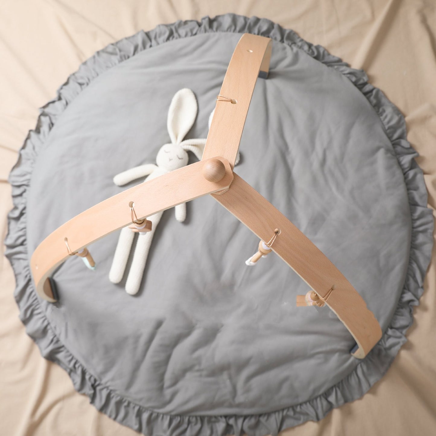 Portique d’Éveil en Bois pour Bébé