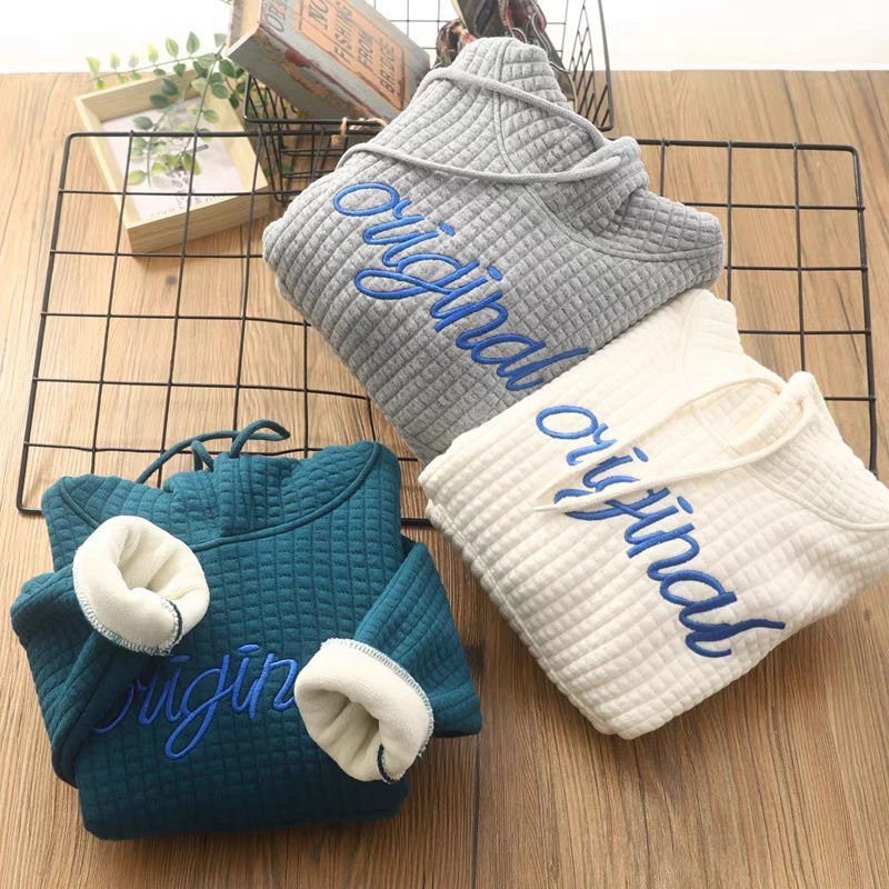 Sweat à Capuche Doublé Polaire pour Garçon