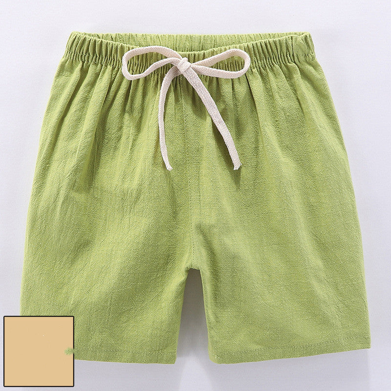 Shorts en Coton-Lin pour Enfants