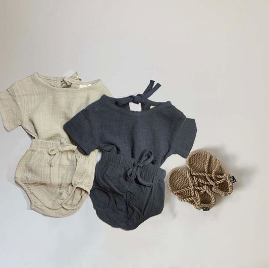 Ensemble Estival Chemise & Short pour Bébé Garçon