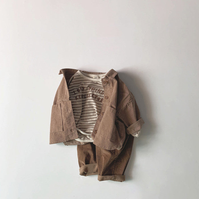 Veste en Velours Côtelé pour Enfant
