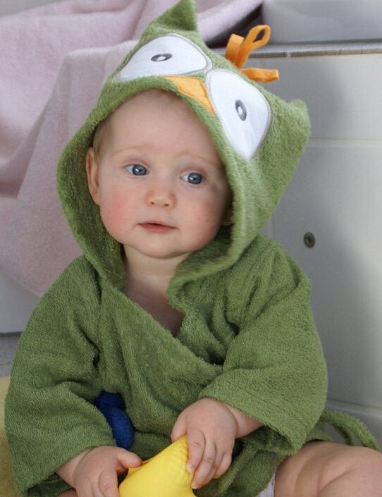 Peignoir de Bain pour Bébé avec Motifs Animaux