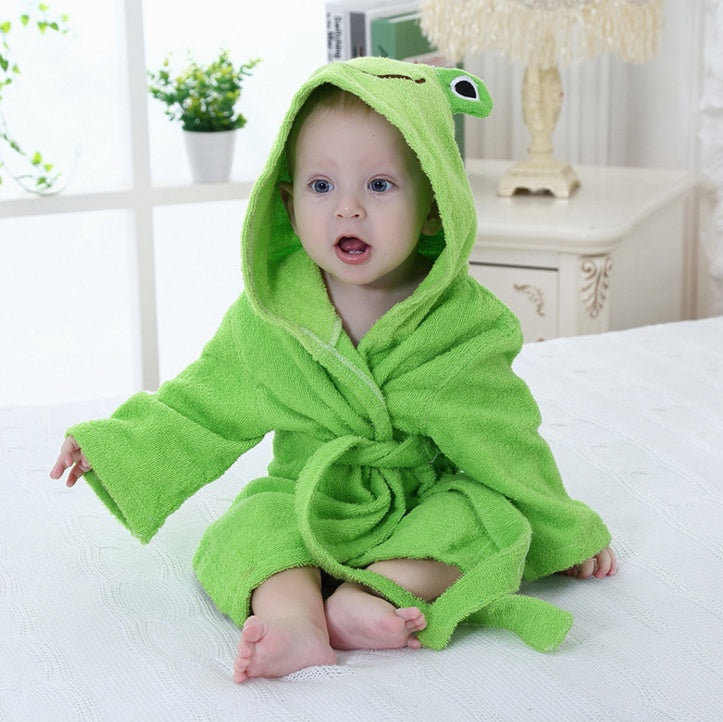 Peignoir de Bain pour Bébé avec Motifs Animaux