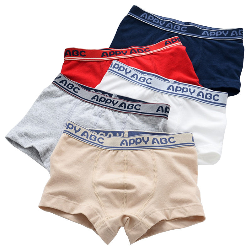 Lot de 5 Boxers en Coton pour Enfant