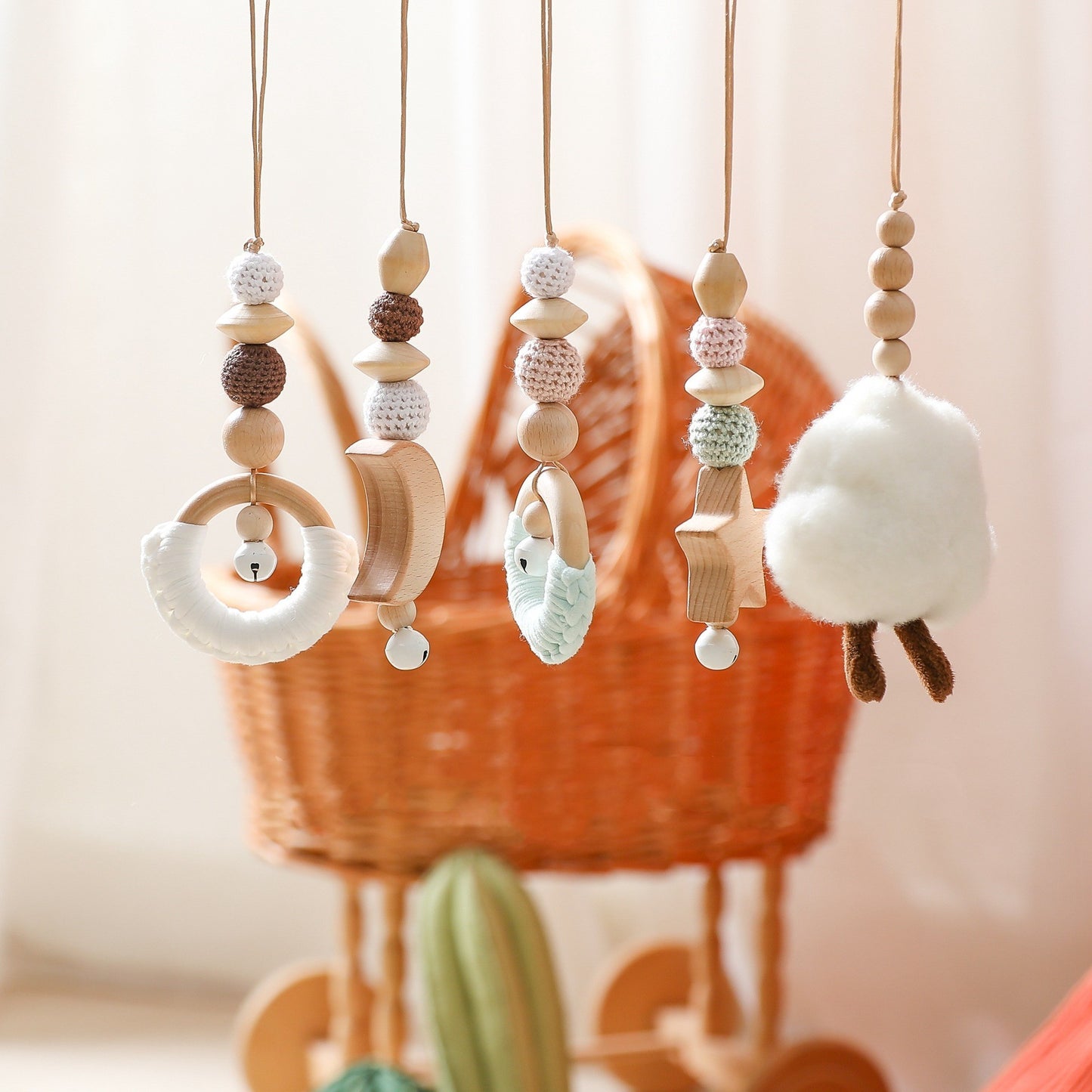 Portique d’Éveil en Bois pour Bébé