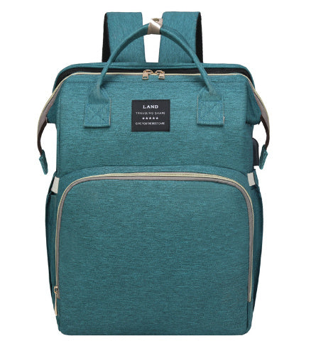 Sac à Dos Multifonction avec Lit Pliant pour Parents & Bébé