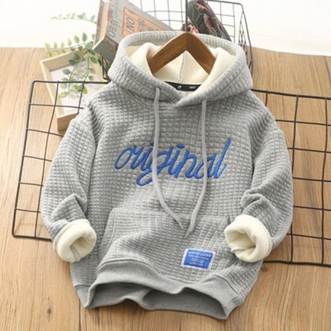 Sweat à Capuche Doublé Polaire pour Garçon